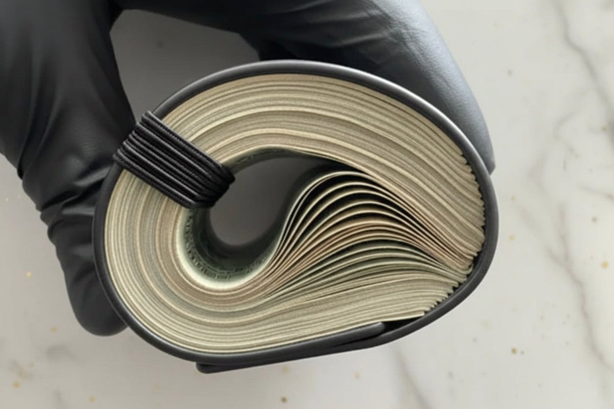 High Quality Leather Bill Holder