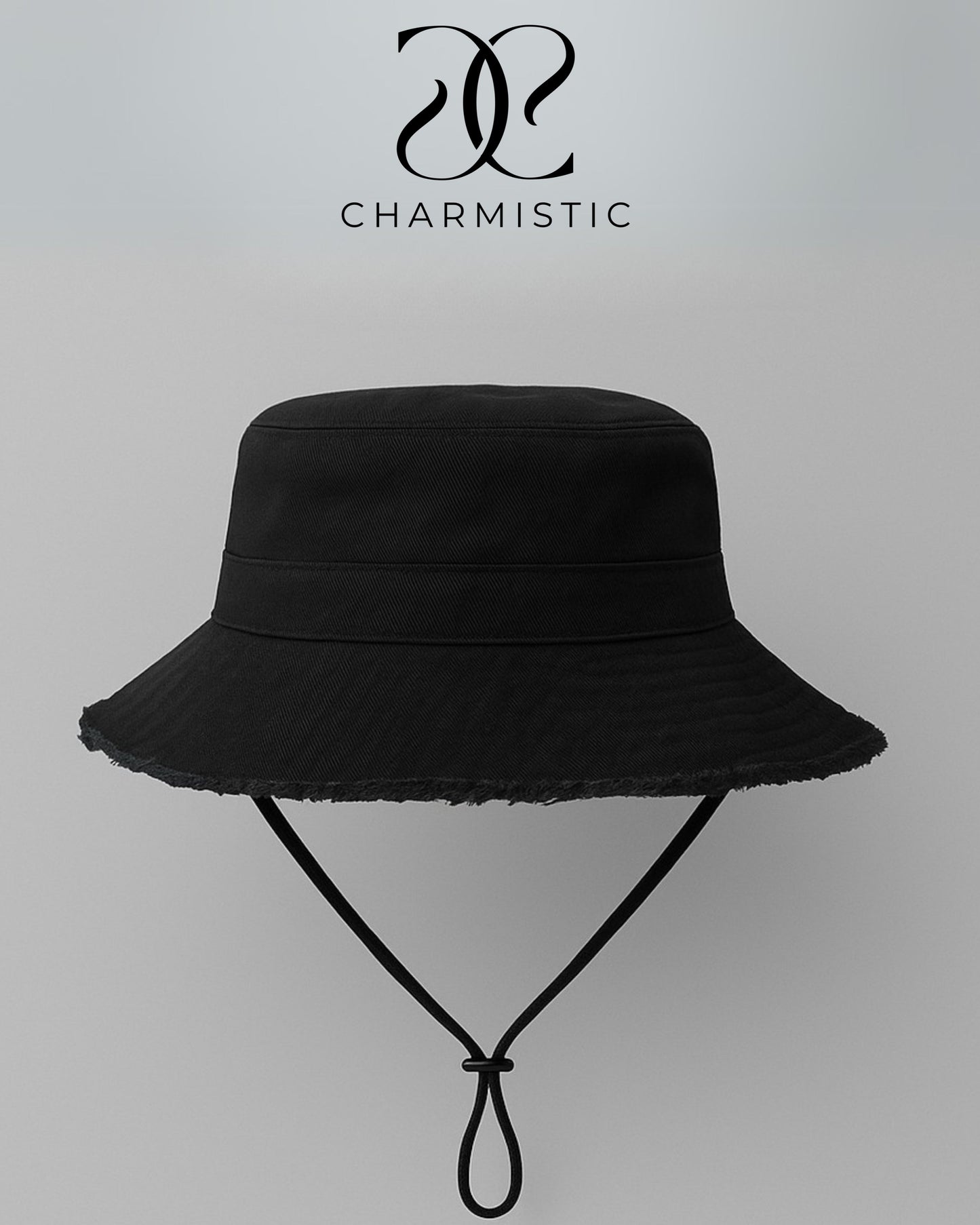 Black Bucket hat