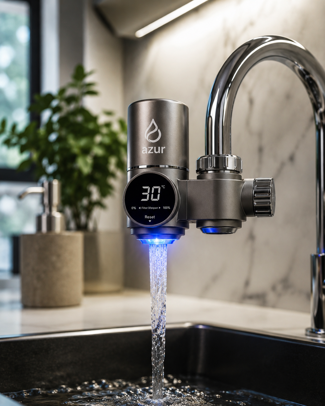 Tap Water filter LCD screen digital