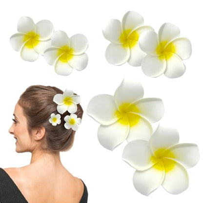 Hawaiian Flower Hair Clips