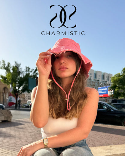 Pink Bucket hat