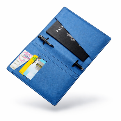 Leather Travel Wallet Passport Cover