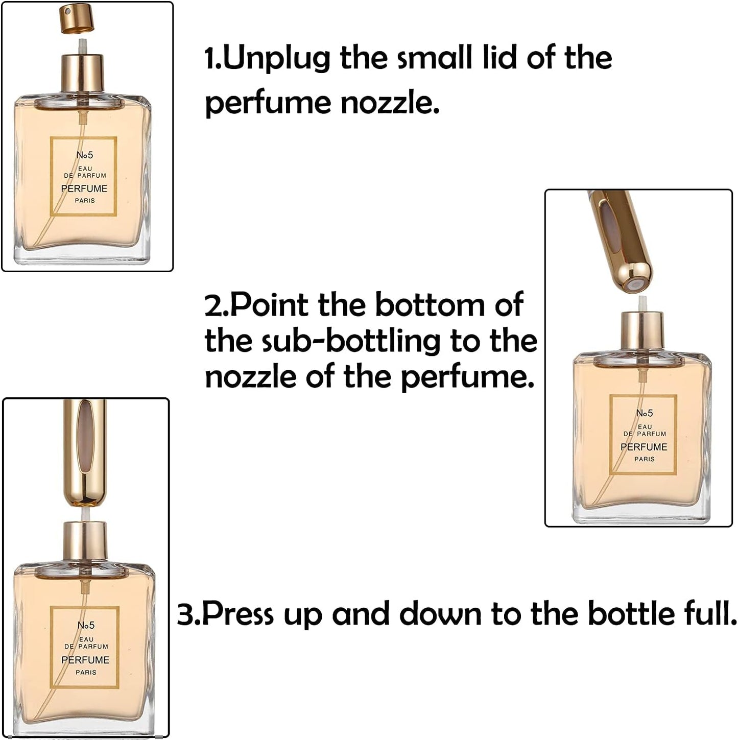 Travel Perfume Spray Bottle