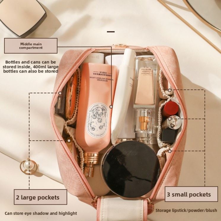 Double-Layer Travel Vanity Bag