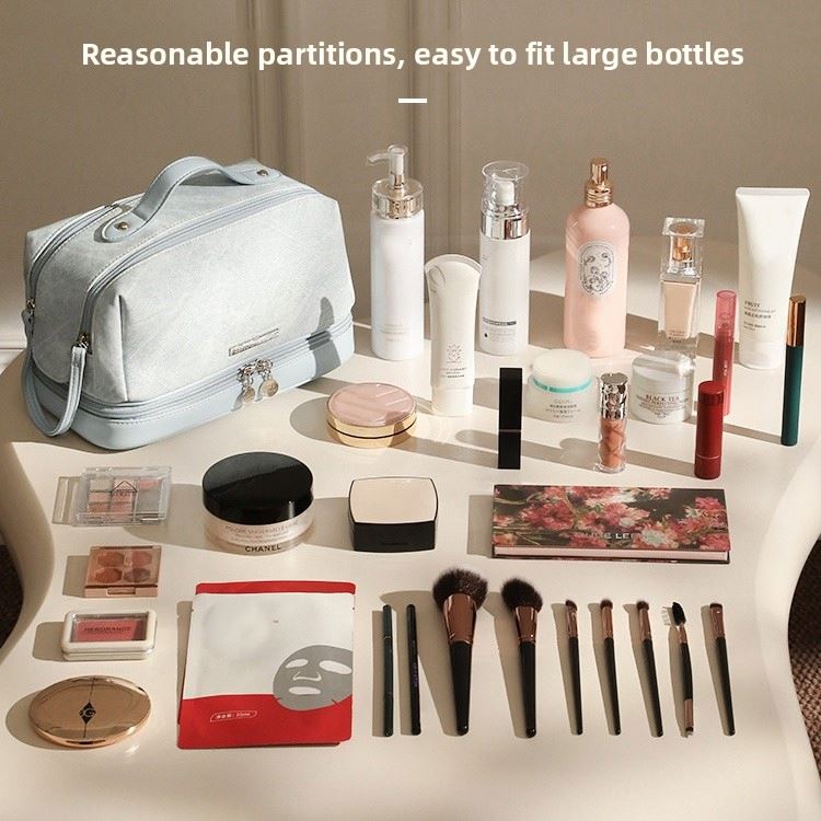 Double-Layer Travel Vanity Bag