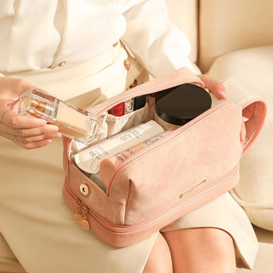Double-Layer Travel Vanity Bag