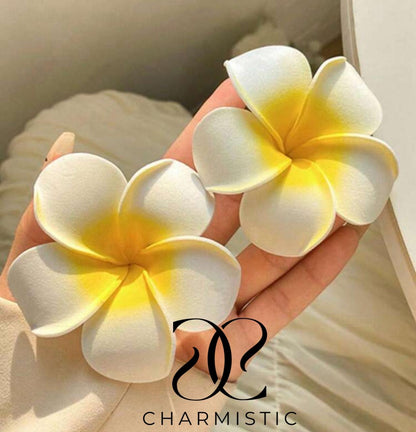 Hawaiian Flower Hair Clips