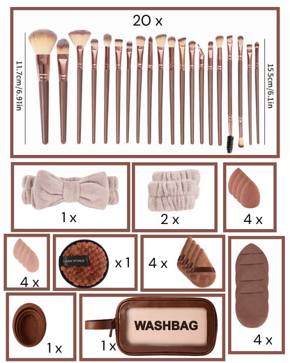 42 Pieces High Quality Make-Up Tools