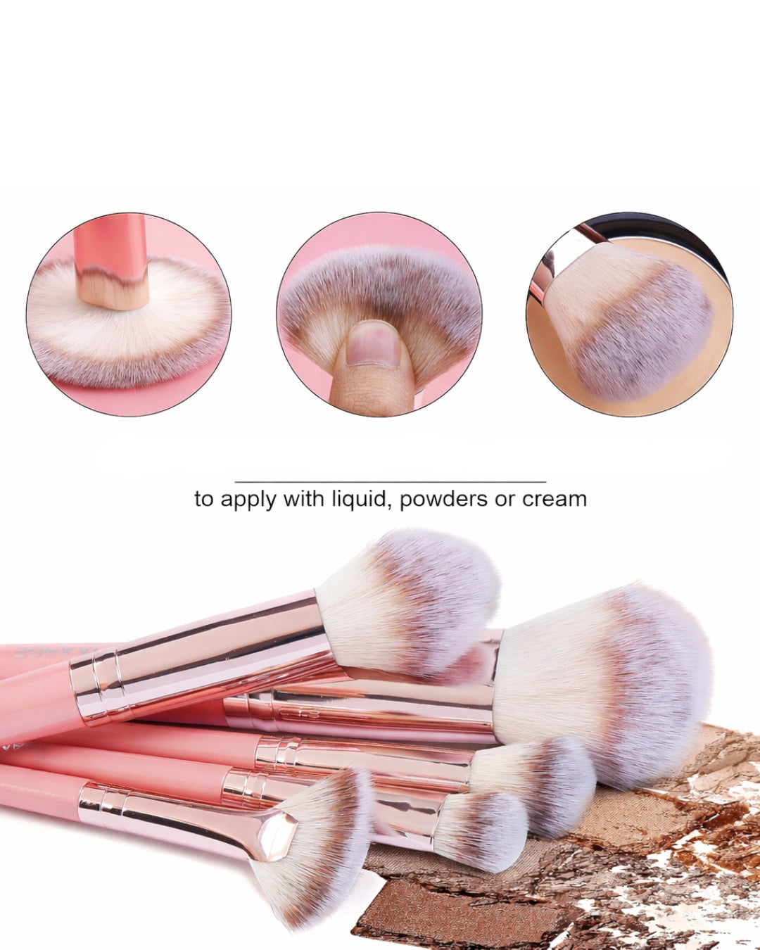 Set of 20 Luxurious Brushes